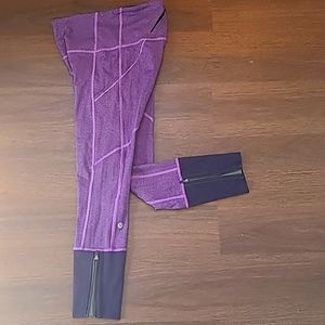 Lululemon Pace Revival Special Edition Leggings sz 4 plum, side zip NWOTs!